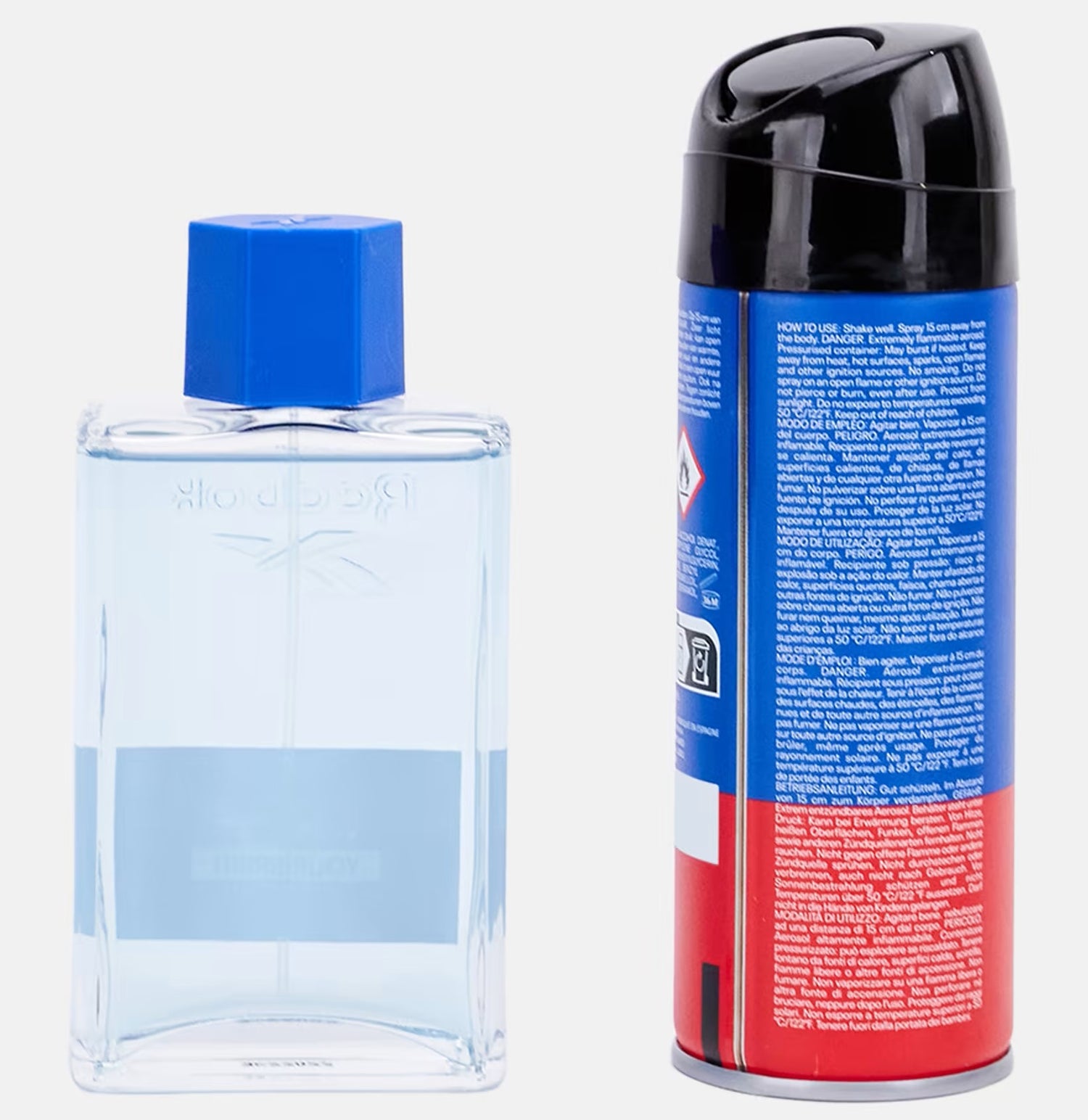 ریبوک، نارینه ستاسو روح حرکت کوي 2 ټوټه Gif سیټ، نیلي / سور کمبو