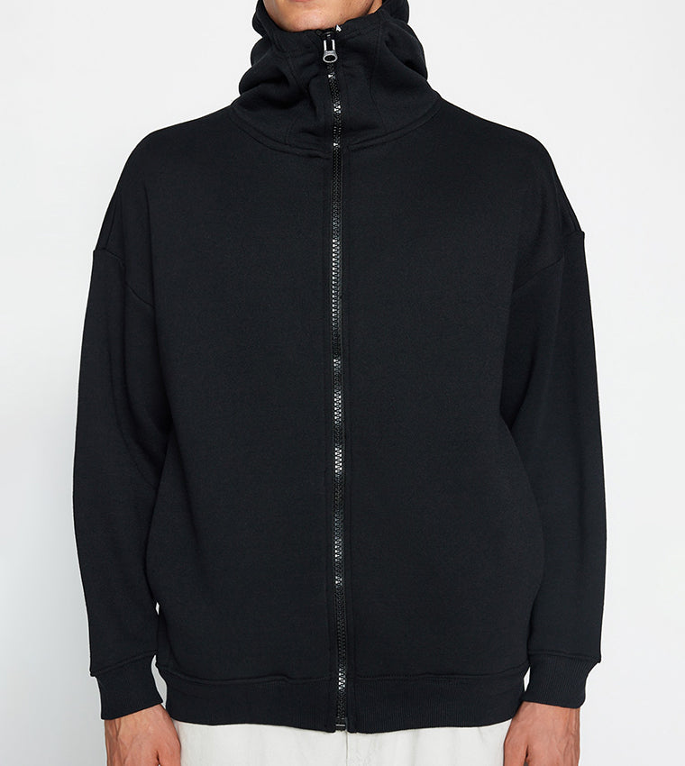 Trendyol، جامد اوږده آستین لوی سر شوی جاکټ 