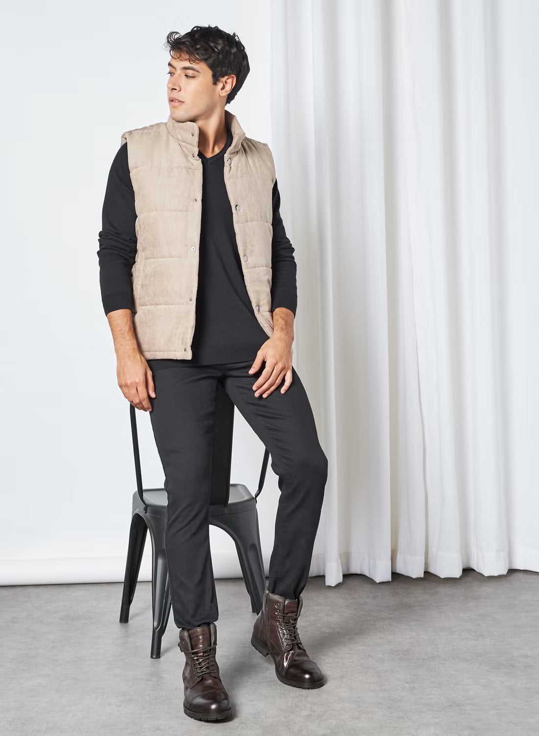 KOTON, Classic Vest Stone