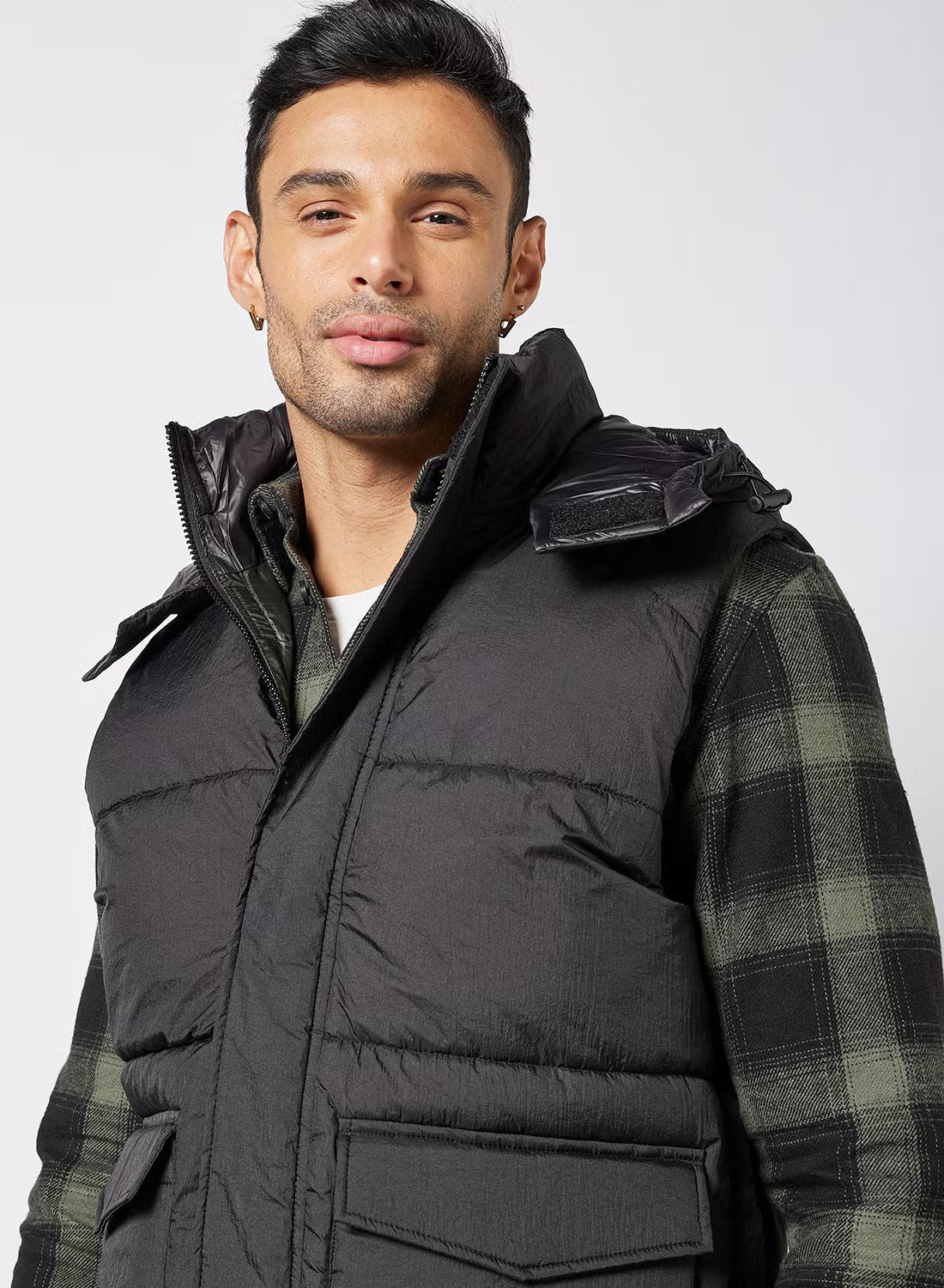 JACK & JONES, Padded Gilet Black